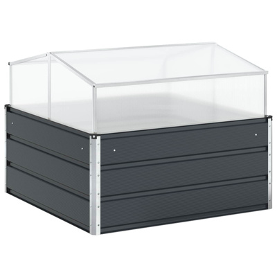 Donica Antracyt 100 x 100 x 77 cm Stal Galwanizowana