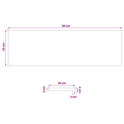 Nakładki na schody 16 szt. 80 x 25 x 2 cm brązowy Drewno bukowe