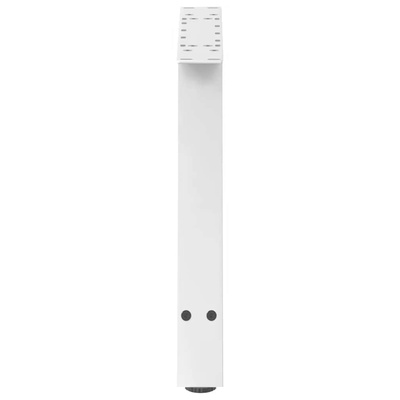Nogi do stolika kawowego w kształcie litery A 2 szt. Białe 70x(42-43) cm Stal