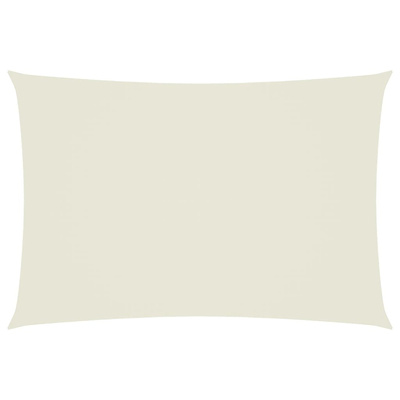 Prostokątny żagiel ogrodowy, tkanina Oxford, 2,5x4,5 m, kremowy