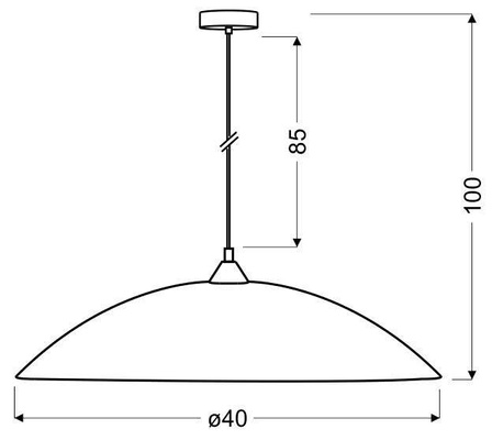 Lampa wisząca Young z kloszem biała pojedyncza do kuchni i jadalni