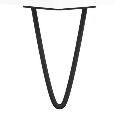 vidaXL Szafka pod TV, biała, wysoki połysk, 69,5x30x50 cm
