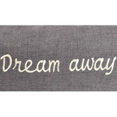 FLAMINGO Legowisko dla psa Dream Away, z suwakiem, szare, 100x70 cm