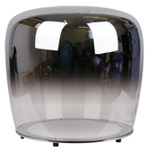 Lampa stojąca czarna szklana LED 17cm Berloz Ledea 50533050