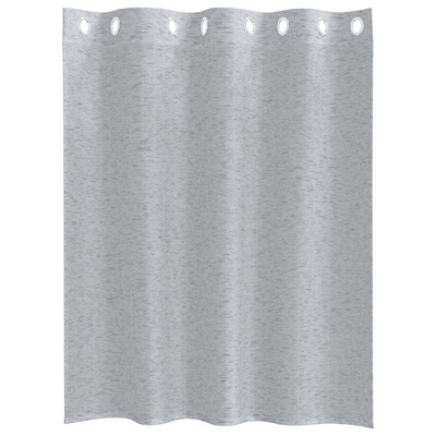 Firany Voile 2 pcs Ciemnoszary 140 x 140 cm Poliester