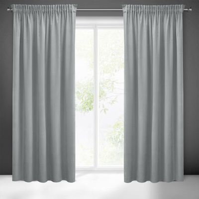 Zasłona Pier szara 140x270