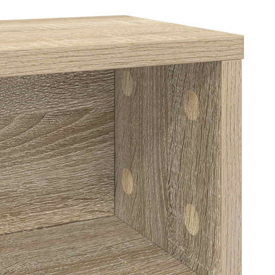 Stojak na płyty CD 4 szt. dąb Sonoma 40 x 17 x 17 cm