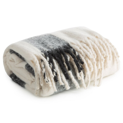 Koc Moher czarny 130x170