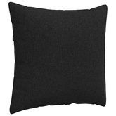 Poduszki na sofę 2 pcs Czarny 45 x 45 cm tkanina