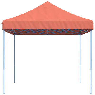 Składany namiot imprezowy typu pop-up, terakota, 410x279x315 cm