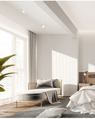 Oprawa natynkowa Abigali 18W CRI90+ 120° Biała WW