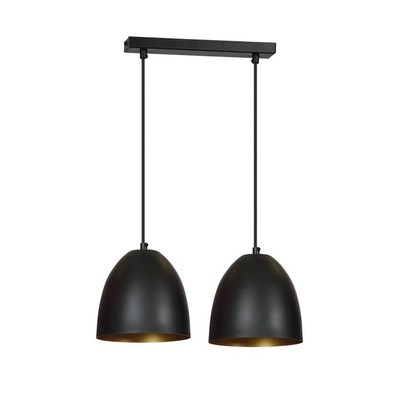 Lampa wisząca LENOX 2 BLACK / GOLD