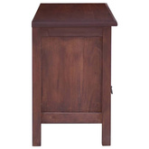 vidaXL Szafka pod TV, klasyczny brąz, 100x30x45 cm, drewno mahoniowe