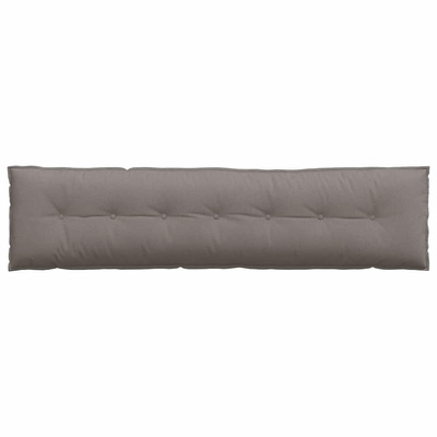 Poduszka na plecy Ciemnoszary 200 x 19 x 50 cm tkanina