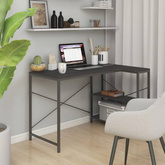 vidaXL Biurko komputerowe, czarne 110x72x70 cm materiał drewnopochodny