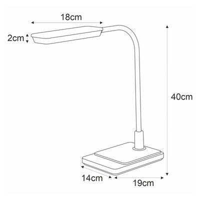 Lampka biurkowa K-BL1027 CZARNY z serii IKA