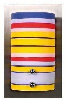 Kinkiet nikiel mat kolorowy lampa Fresco 21-82018