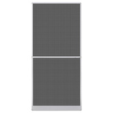 Screen na owady z zawiasami Biały i czarny 100 x 215 cm