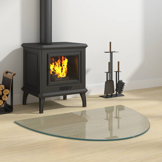 Szklana płyta kominkowa przezroczysty 800 x 600 mm Szkło