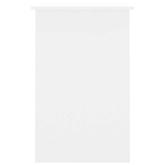 vidaXL Biurko, białe, 100x50x76 cm, materiał drewnopochodny