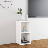vidaXL Szafka pod TV, biała, 72x35x36,5 cm, materiał drewnopochodny