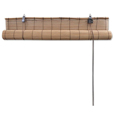 vidaXL Roleta bambusowa, 150 x 160 cm, brązowa