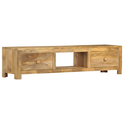 vidaXL Szafka pod TV, 140 x 30 x 32 cm, lite drewno mango