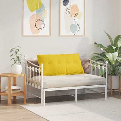 Poduszka na plecy Jasnożółty 100 x 19 x 50 cm tkanina