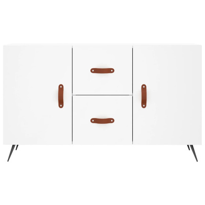 vidaXL Komoda, biała, 100x36x60 cm, materiał drewnopochodny
