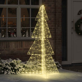 Choinka z 240 diodami LED Ciepła biel 180 cm Akryl