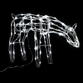 3-częściowa ozdoba świąteczna, renifery, 229 LED