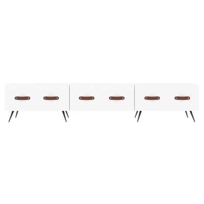 vidaXL Szafka pod TV, biała, 150x36x30 cm, materiał drewnopochodny wariant 6