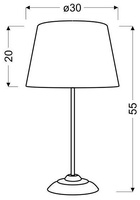 Lampa Stołowa Gabinetowa Candellux Ofra 41-15016 E27