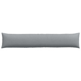 Poduszki na sofę 2 pcs Jasnoszary 200 x 40 cm tkanina