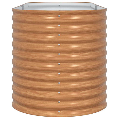 Podniesiony grządka Brązowy 240 x 80 x 81 cm Stal