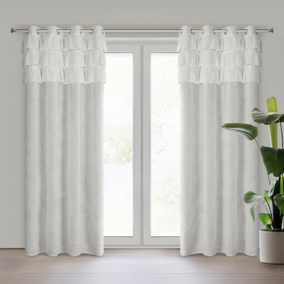 Zasłona Agis biała 140x250