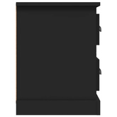 vidaXL Szafka pod TV, czarna, 102x35,5x47,5cm, materiał drewnopochodny