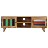 vidaXL Szafka pod TV, 120x30x40 cm, lite drewno mango wariant 6