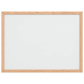 Tablica magnetyczna z ramą z litego drewna sosnowego 40x30 cm