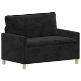 Sofa Czarny 126 x 81 x 87,5 cm Poliester