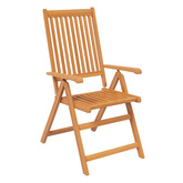5-cz. zestaw mebli ogrodowych, lite drewno akacjowe, 150-200 cm