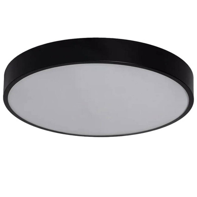 Plafon LED 31W Okrągły Czarny 40cm 3 Barwy Świecenia CCT Abruzzo Fabbri