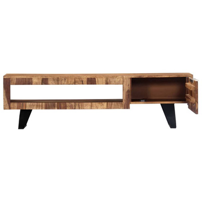 vidaXL Szafka pod TV, 140x30x40 cm, lite drewno sheesham