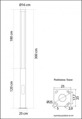Oprawa parkowa FMAX-3000