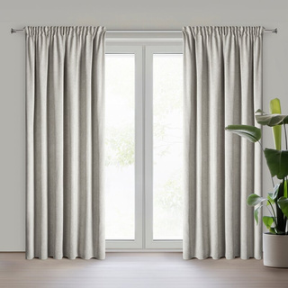 Zasłona Megi stalowa 140x270