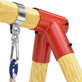 Huśtawka z 2 siedziskami, 230x130x166 cm, drewno sosnowe