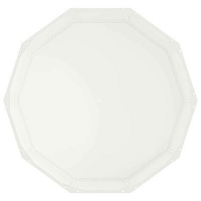 Donica Biały 90 x 90 x 35 cm Stal