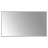 vidaXL Lustro łazienkowe z LED, 50x90 cm
