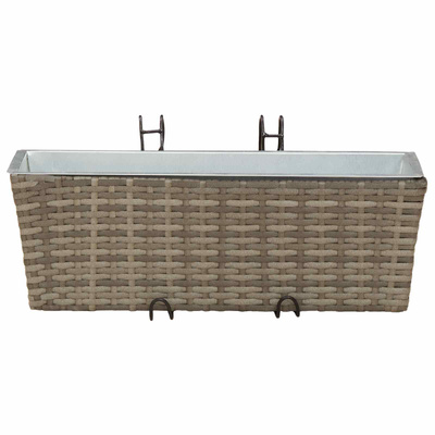 Balustrada 2 pcs 50 x 17 x 17 cm Metal