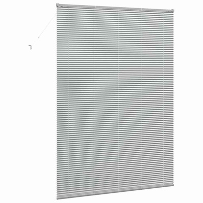 Żaluzje weneckie Srebrny 220 x 155 cm Aluminium